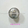 universal shank silver plated button for garment